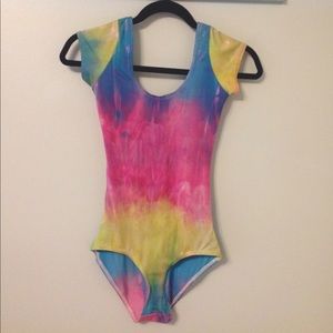 Blackmilk Barbie spewed on me tie dye stretching bodysuit
